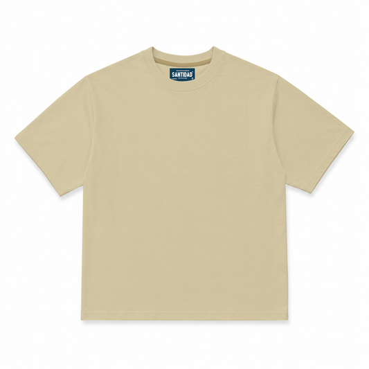 Heavy T-shirt Beige