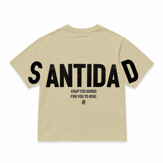 Heavy T-shirt Beige